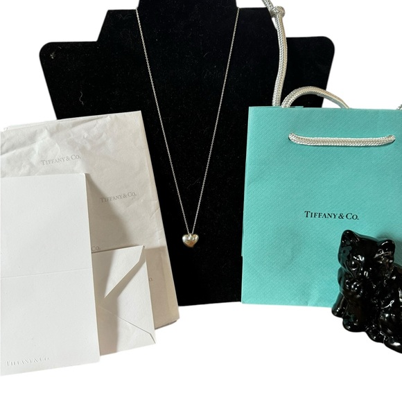 Tiffany & Co. Jewelry - Tiffany and Co. silver 925 signed necklace 16” Perfect give with gift bag.